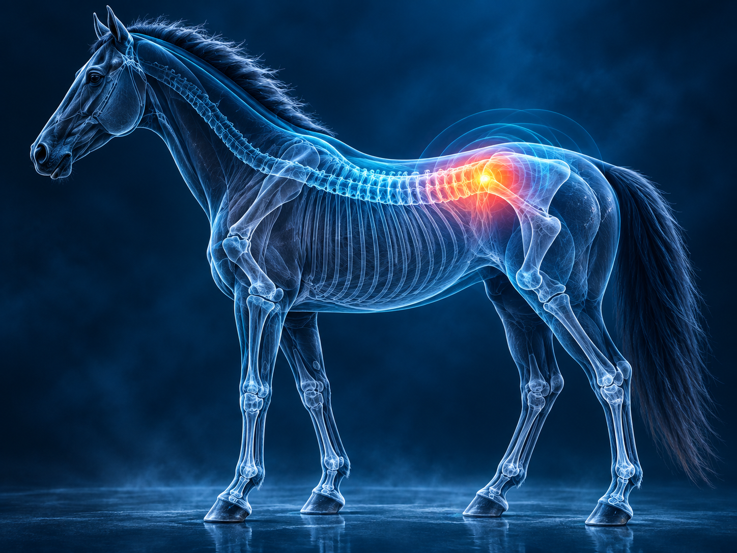 Deep anatomical targets in the horse